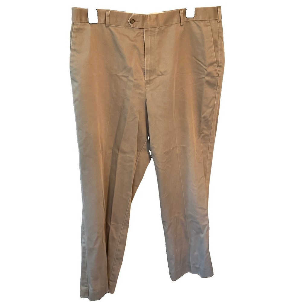 DOCKERS Premium Men's Pants Size (W 38 x‎ L 30) Flat Front Relaxed Fit